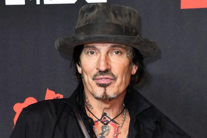 Tommy Lee and Brittany Furlan at the 2021 MTV Video Music Awards