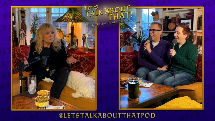 Sally Struthers on "Let's Talk About That! With Larry Saperstein and Jacob Bellotti."